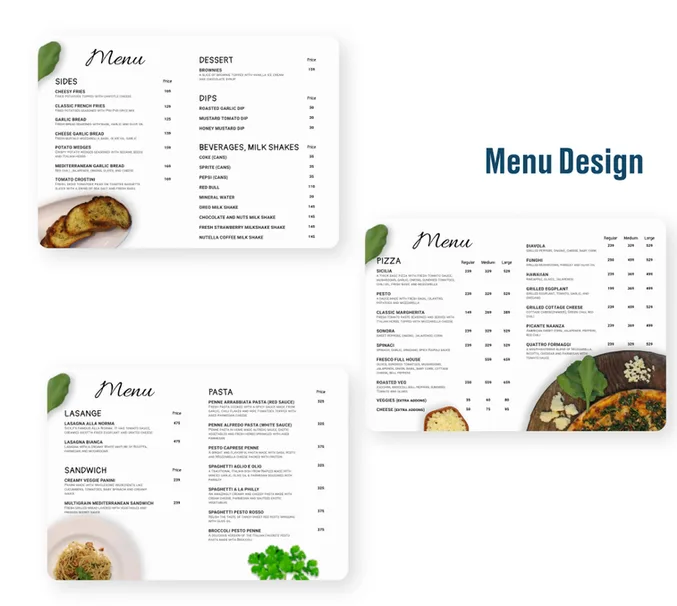 Menu Design